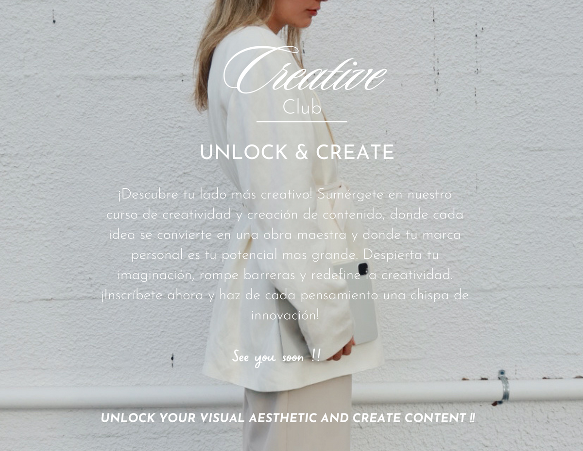 WORKSHOP: UNLOCK & CREATE